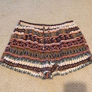 Bohemian print American Eagle shorts